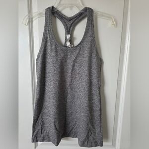 Lululemon Gray Cool Racerback Tank Top - Performance Women's Top 10 CRB EUC